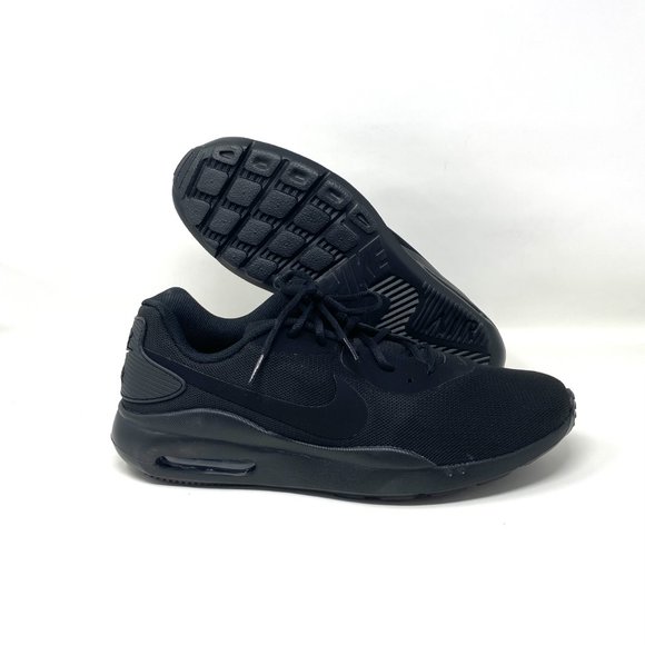 NIKE Men's Size AQ2235 006 AIR MAX OKETO Black Canvas Sports Sneakers Shoes - Picture 8 of 11